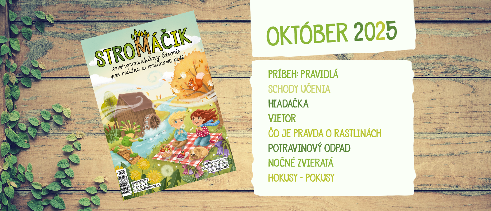 Stromáčik október 2025