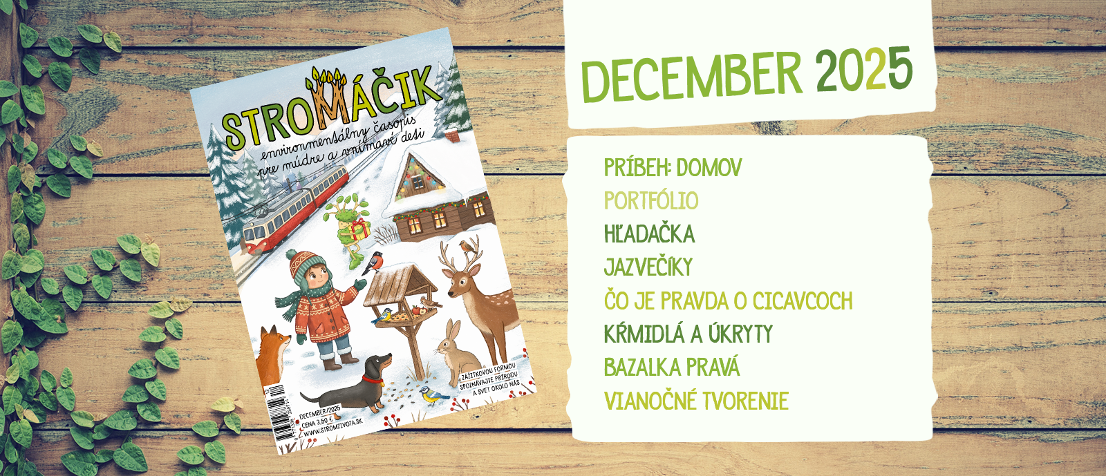 Stromáčik december 2025