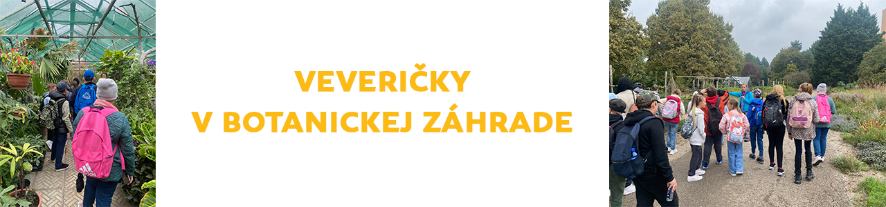 Večianske veveričky v Botanickej záhrade