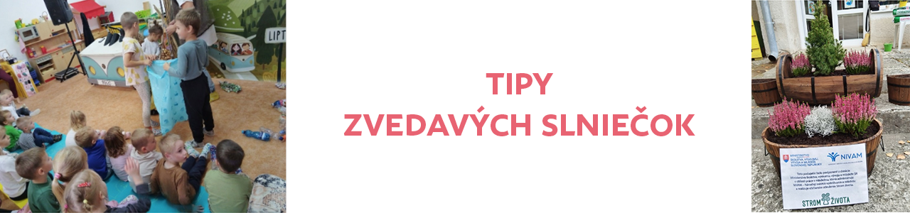 Tipy z Klubu Zvedavých slniečok