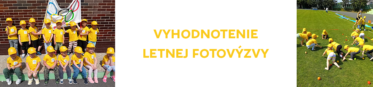 Vyhodnotenie letnej FOTOVÝZVY