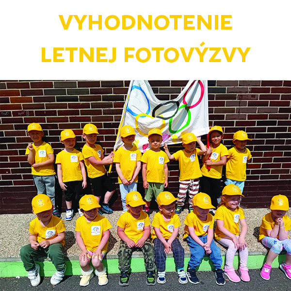 Vyhodnotenie letnej FOTOVÝZVY