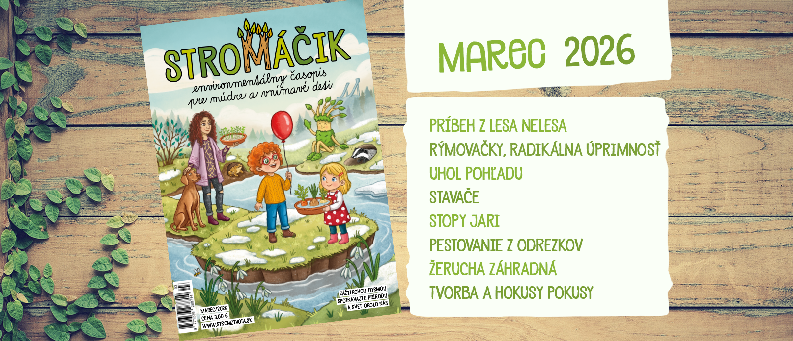 Stromáčik marec 2026