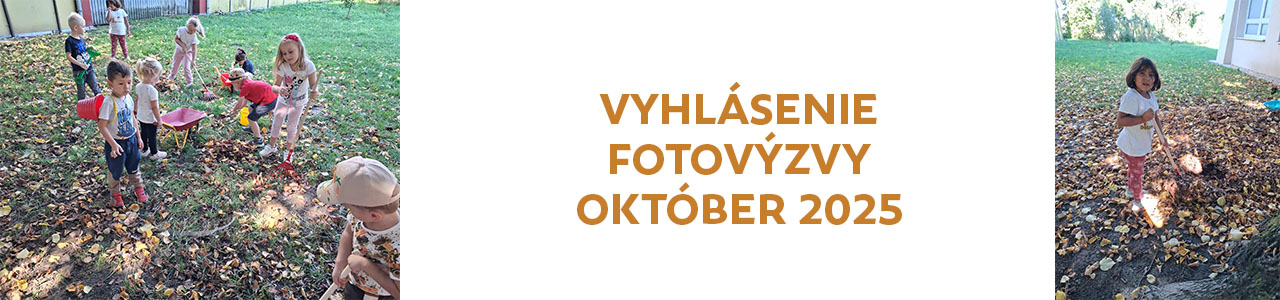 Vyhlasujeme  Fotovýzvu OKTÓBER 2025